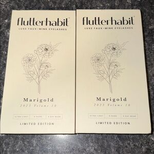 Flutterhabit Marigold Luxe Faux-Mink Eyelashes - 10 Pairs